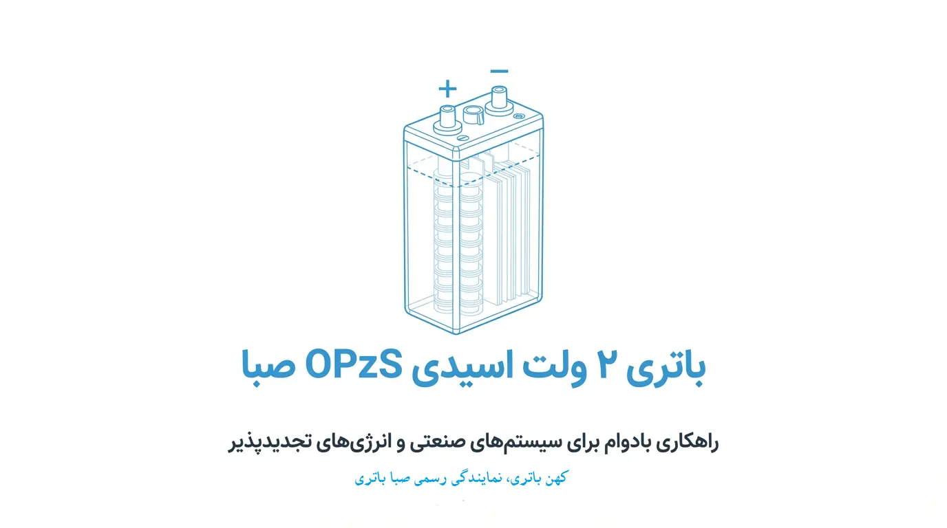 باتری 2 ولت OPZS