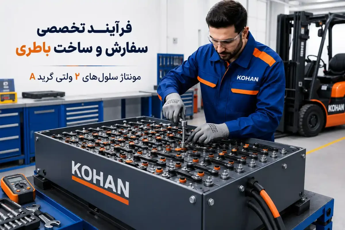 سفارش باتری لیفتراک